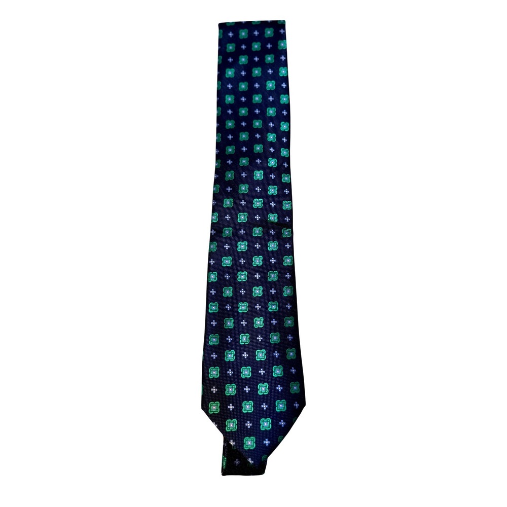 Club‎ Room NWT Matheson Neat Green Blue Silk Blend Necktie